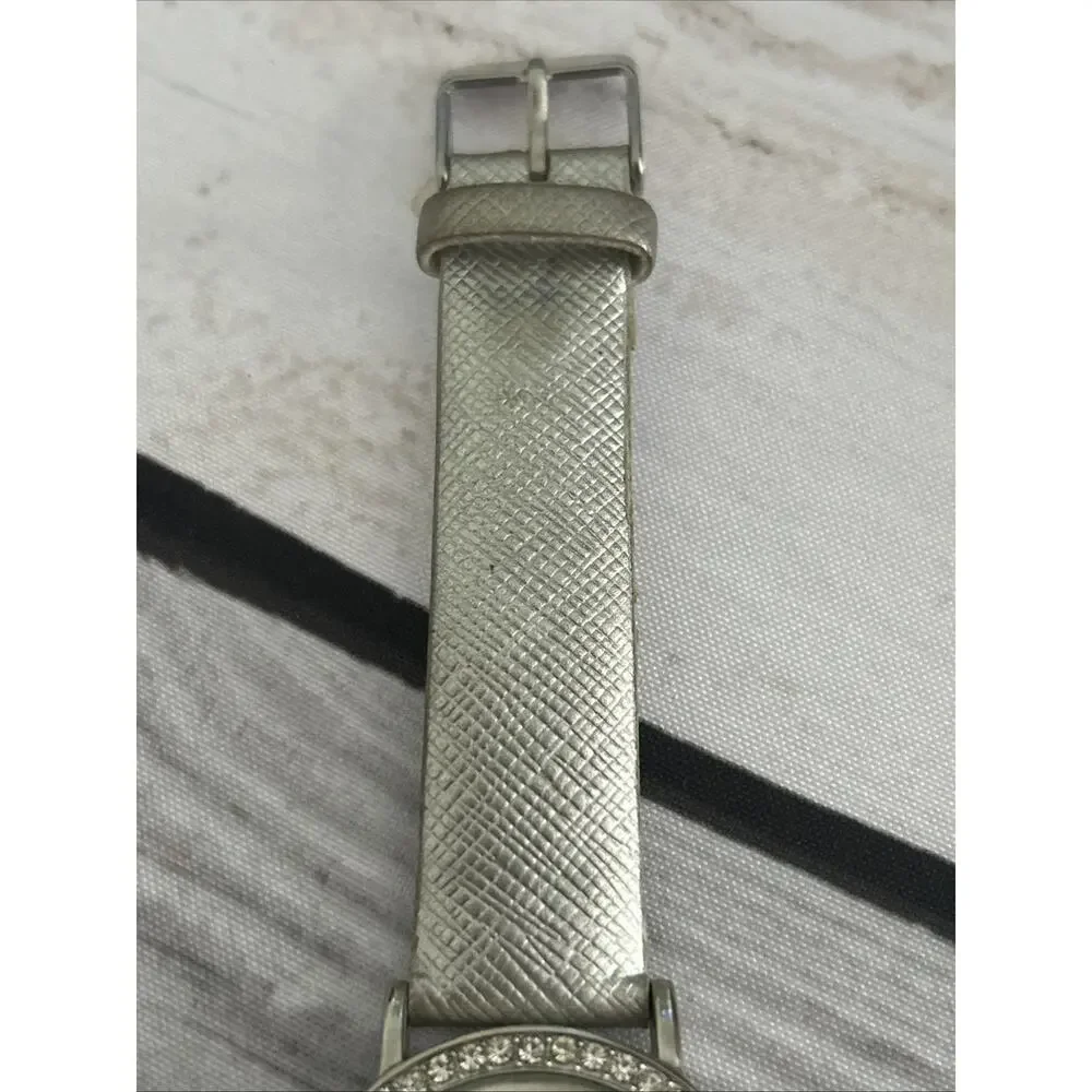 Kensie Silver Tone White Dial Women’s Quartz Watch